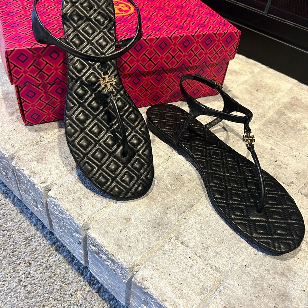 NWT Tory Burch Marion sandals, 7.5